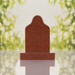 Sacred Heart of Jesus Catholic Granite Headstone