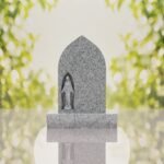 Our Lady of Grace Catholic Granite Headstone