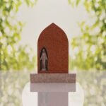 Our Lady of Grace Catholic Granite Headstone
