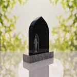 Our Lady of Grace Catholic Granite Headstone