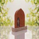 Our Lady of Grace Catholic Granite Headstone