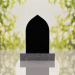 Our Lady of Grace Catholic Granite Headstone