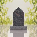 Our Lady of Grace Catholic Granite Headstone
