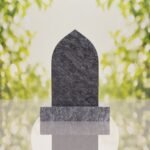 Our Lady of Grace Catholic Granite Headstone