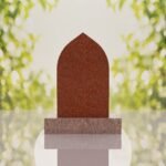 Our Lady of Grace Catholic Granite Headstone