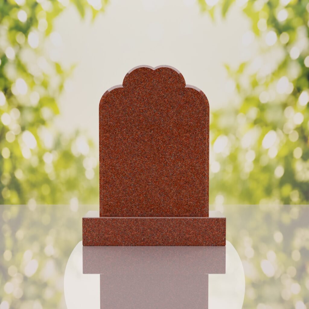 Devotion to the Sacred Heart Granite Memorial