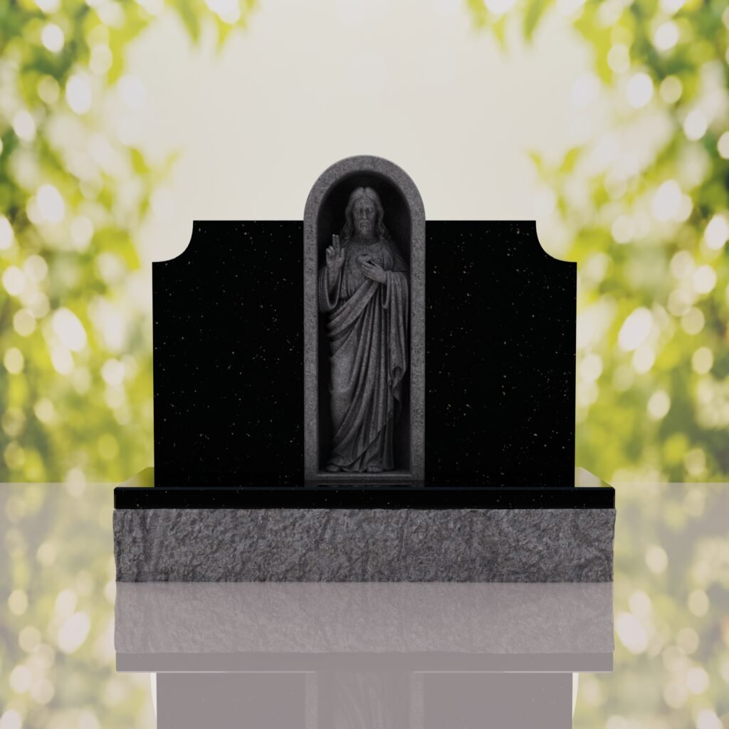 Christ the Savior Hispanic Granite Monument