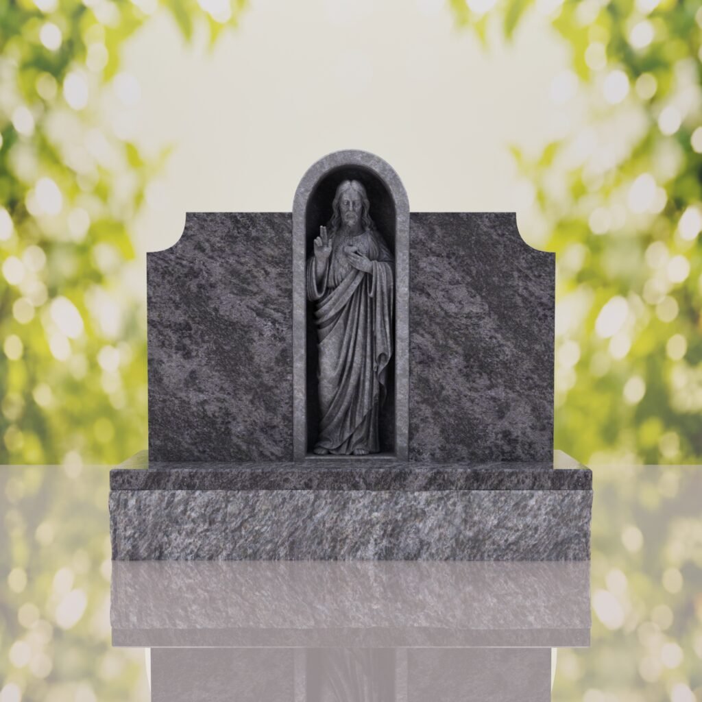 Christ the Savior Hispanic Granite Monument