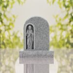 Christ the Redeemer Hispanic Granite Headstone