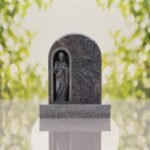 Christ the Redeemer Hispanic Granite Headstone