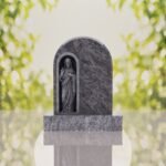 Christ the Redeemer Hispanic Granite Headstone
