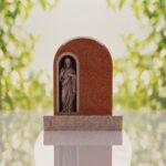 Christ the Redeemer Hispanic Granite Headstone