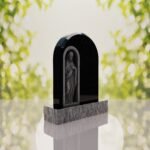 Christ the Redeemer Hispanic Granite Headstone