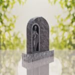 Christ the Redeemer Hispanic Granite Headstone