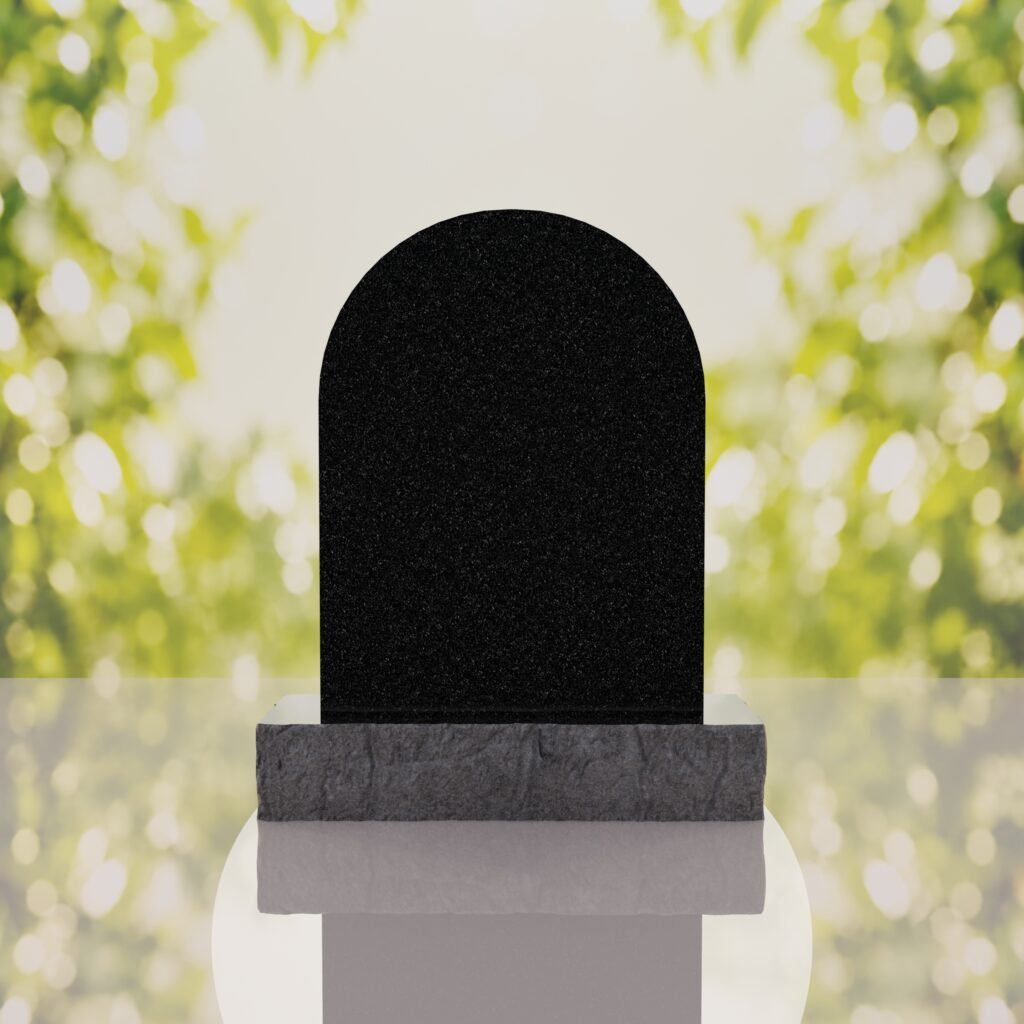 Christ the Redeemer Hispanic Granite Headstone