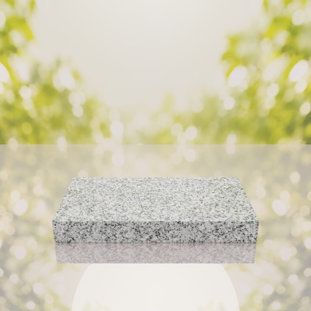 Raised Flat Granite Grave Marker