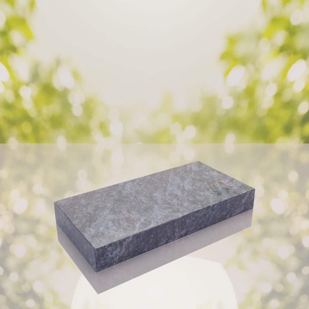 Classic Polished Flat Granite Grave Marker