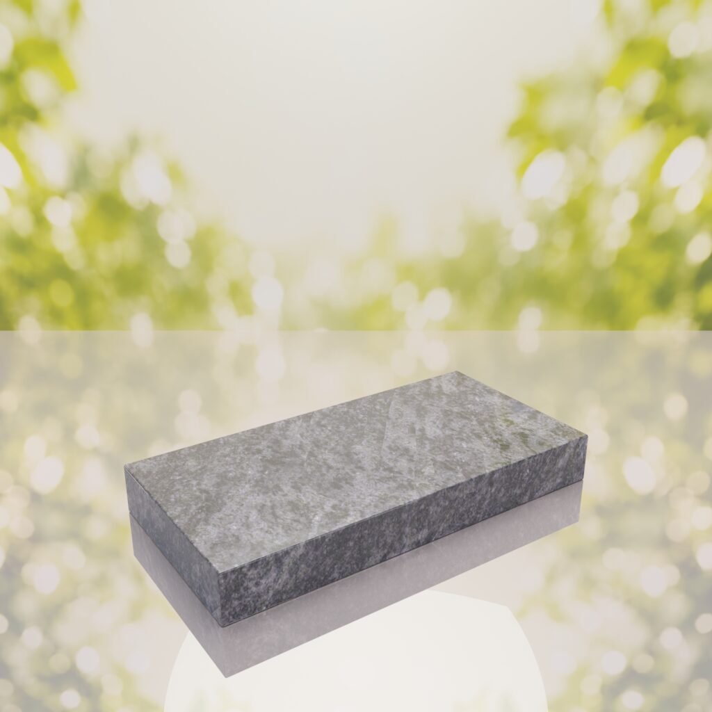 Classic Polished Flat Granite Grave Marker