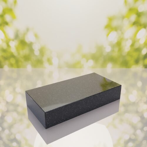 Raised Polished Flat Granite Grave Marker
