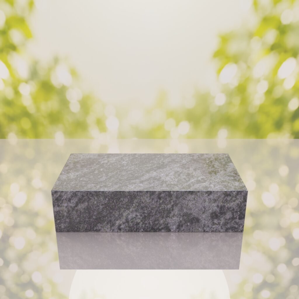 Polished Flat Granite Grave Marker
