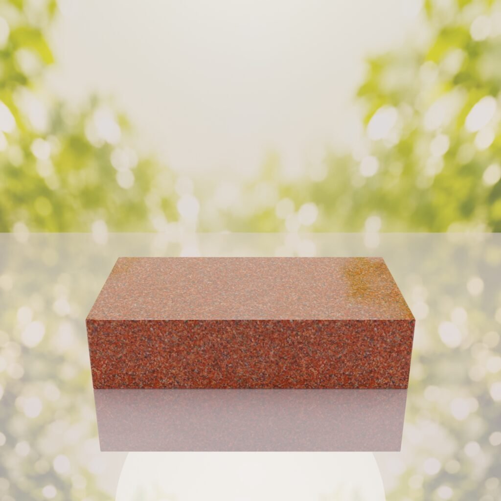 Polished Flat Granite Grave Marker