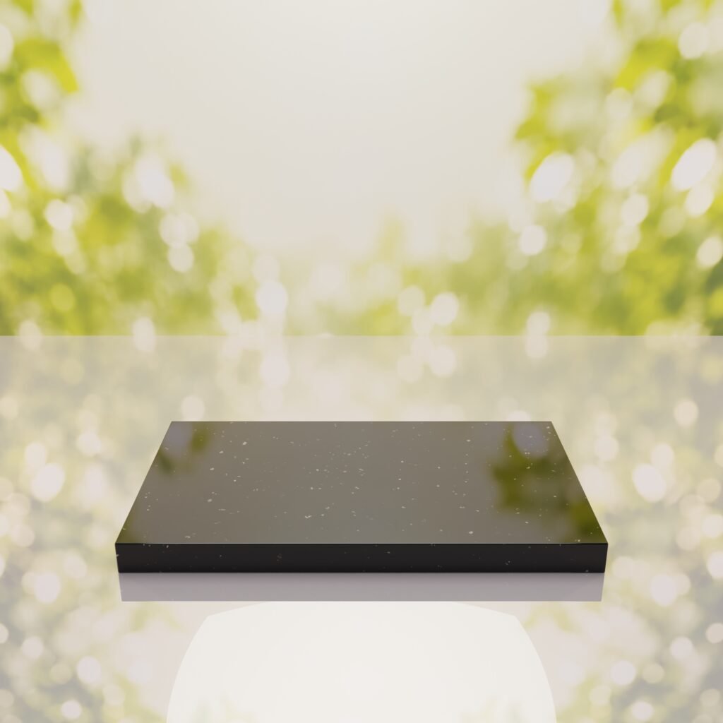 Classic Polished Flat Granite Grave Marker