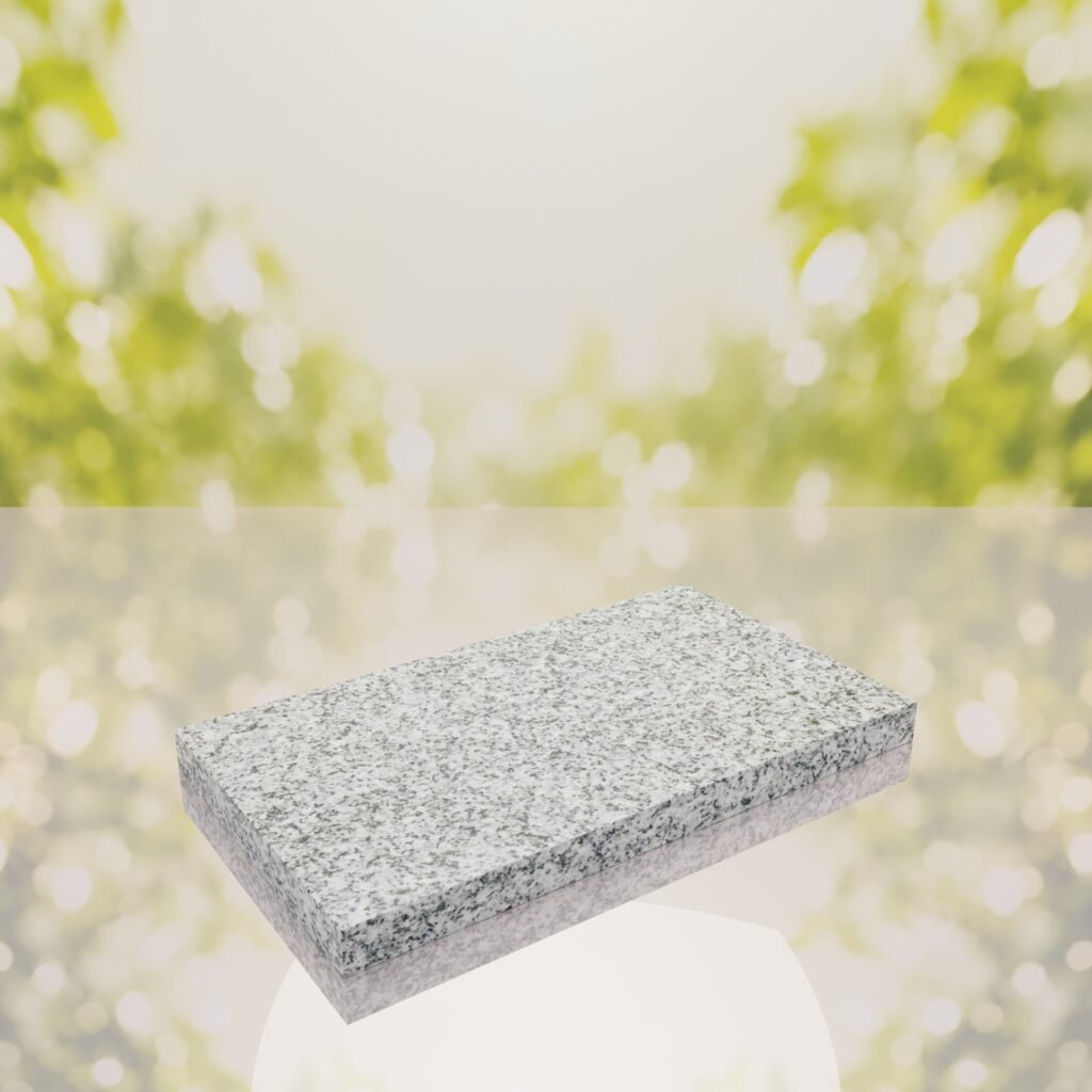 Classic Polished Flat Granite Grave Marker