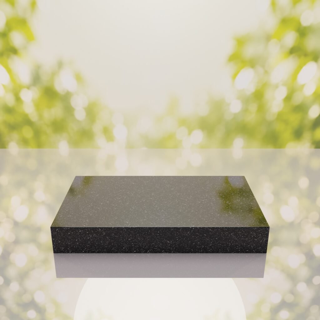Classic Polished Flat Granite Grave Marker