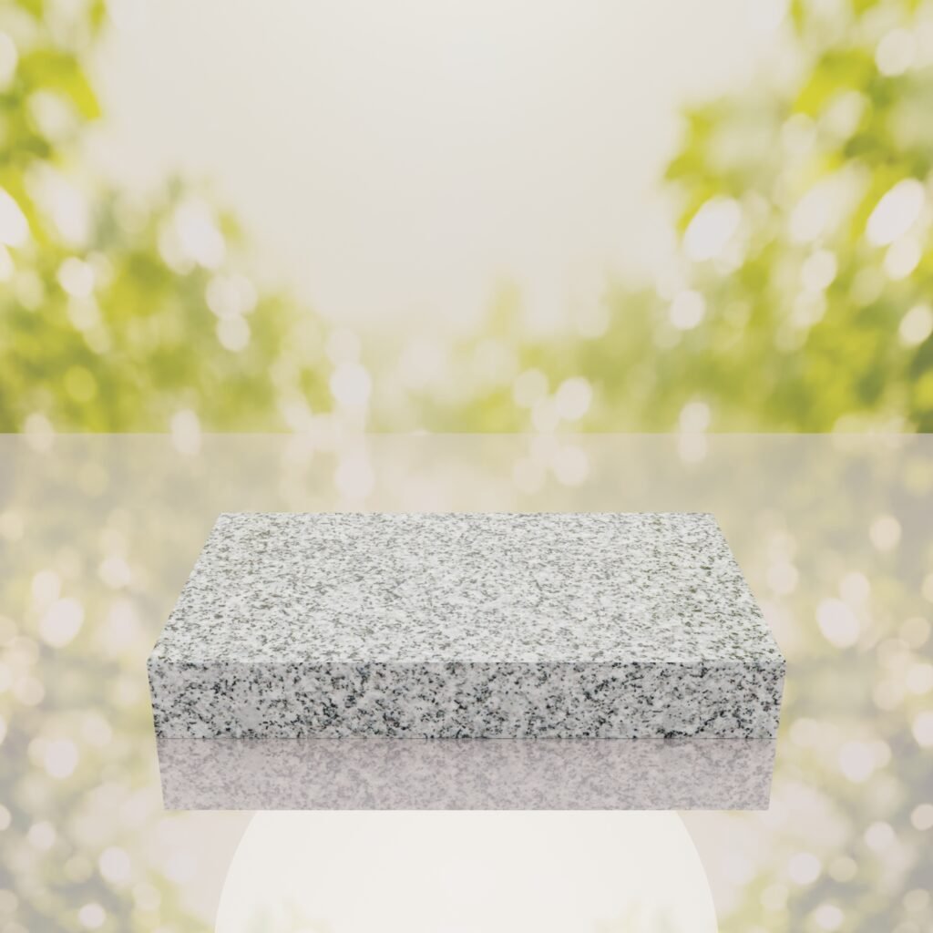 Classic Polished Flat Granite Grave Marker