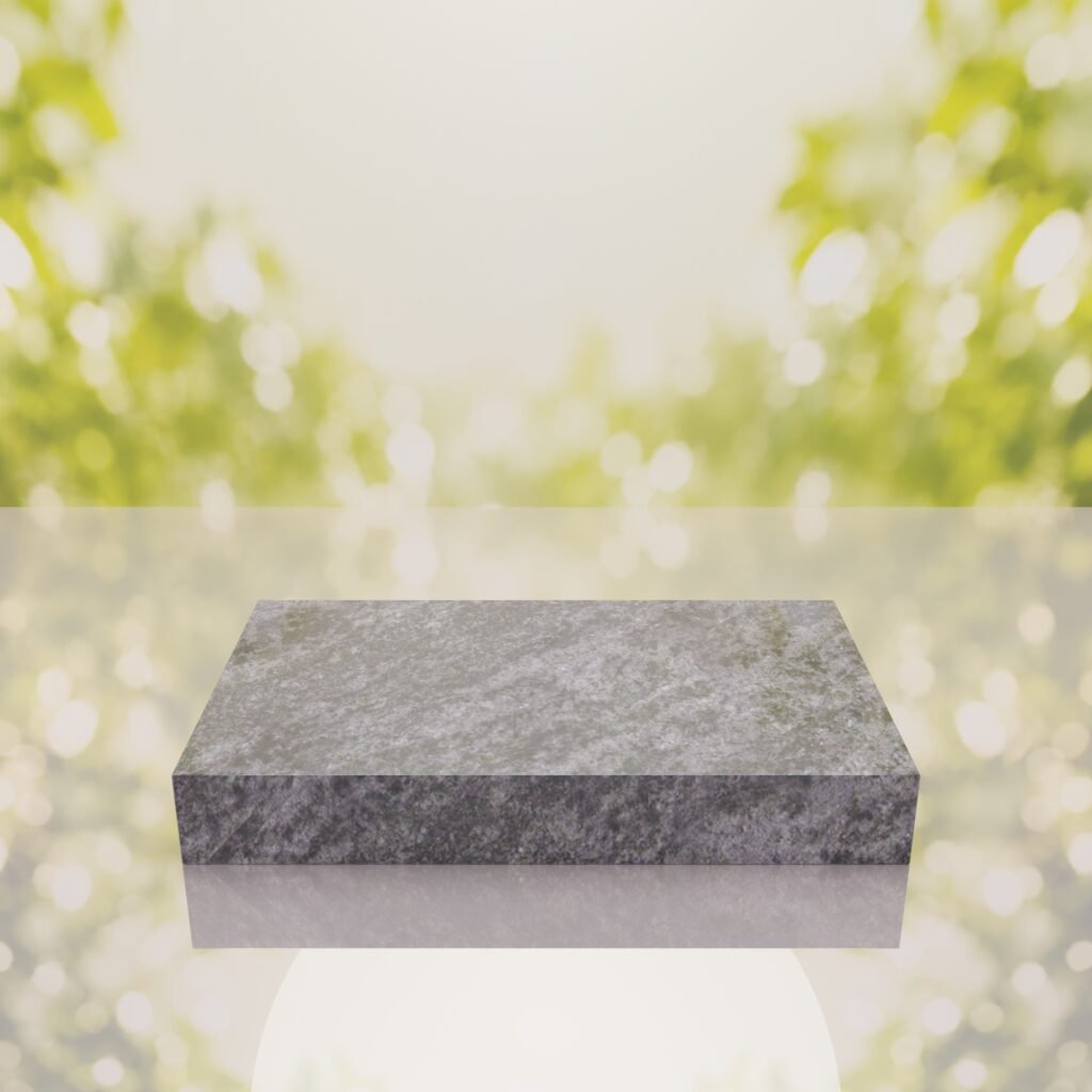 Classic Polished Flat Granite Grave Marker