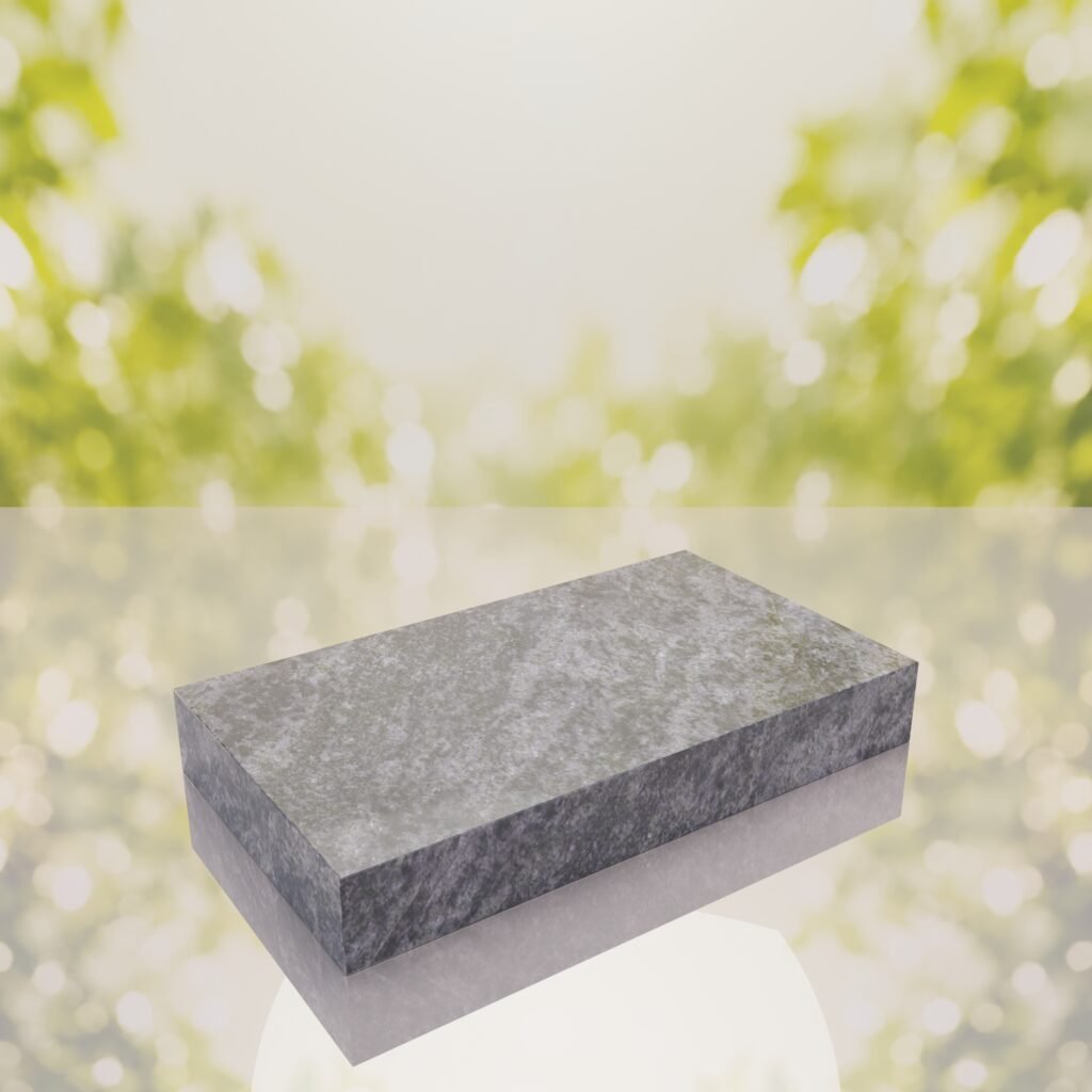 Classic Polished Flat Granite Grave Marker
