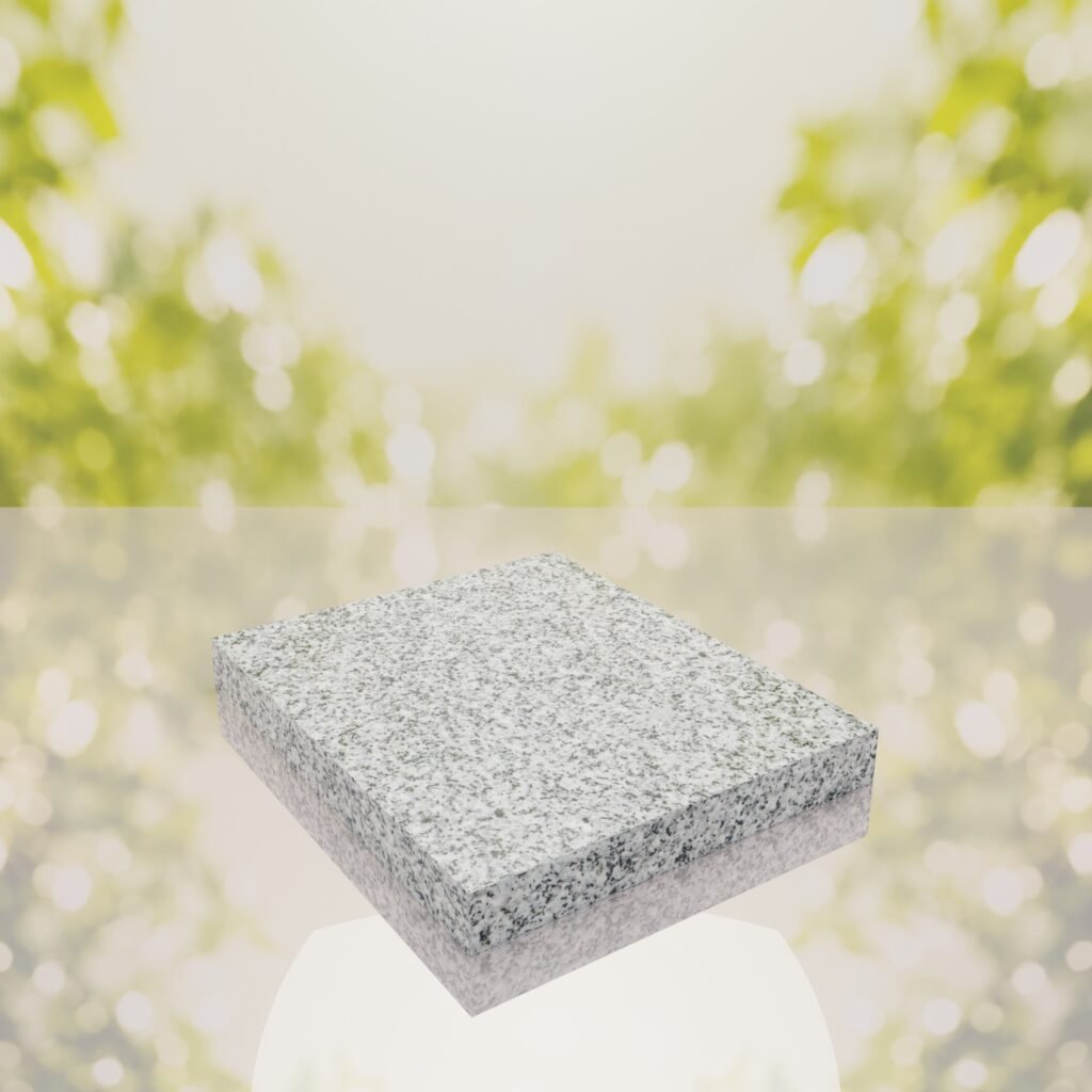 Classic Polished Half Ledger Granite Memorial