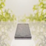 Floral Border Granite Ledger Memorial