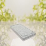 Floral Border Granite Ledger Memorial