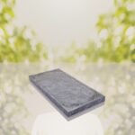 Floral Border Granite Ledger Memorial