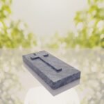 Cross Relief Granite Ledger Memorial