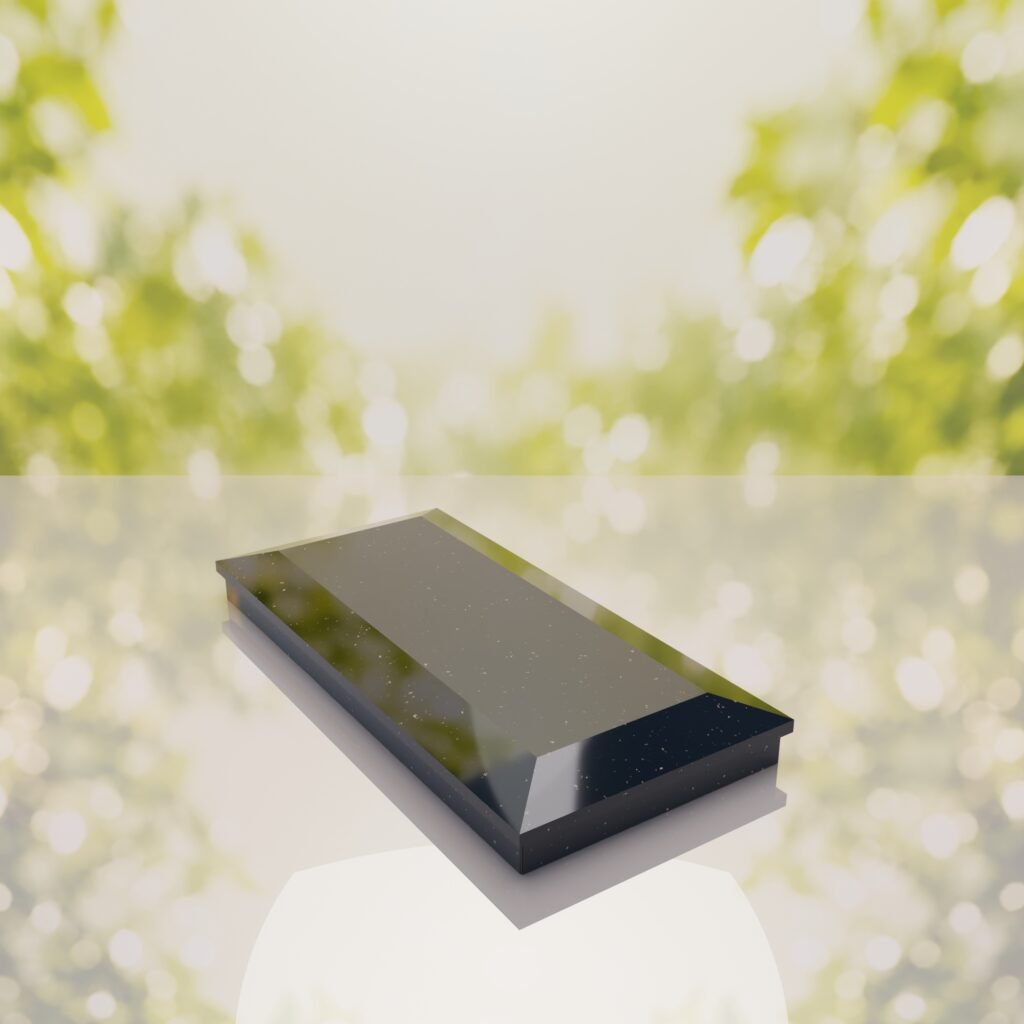 Beveled Top Granite Ledger Memorial