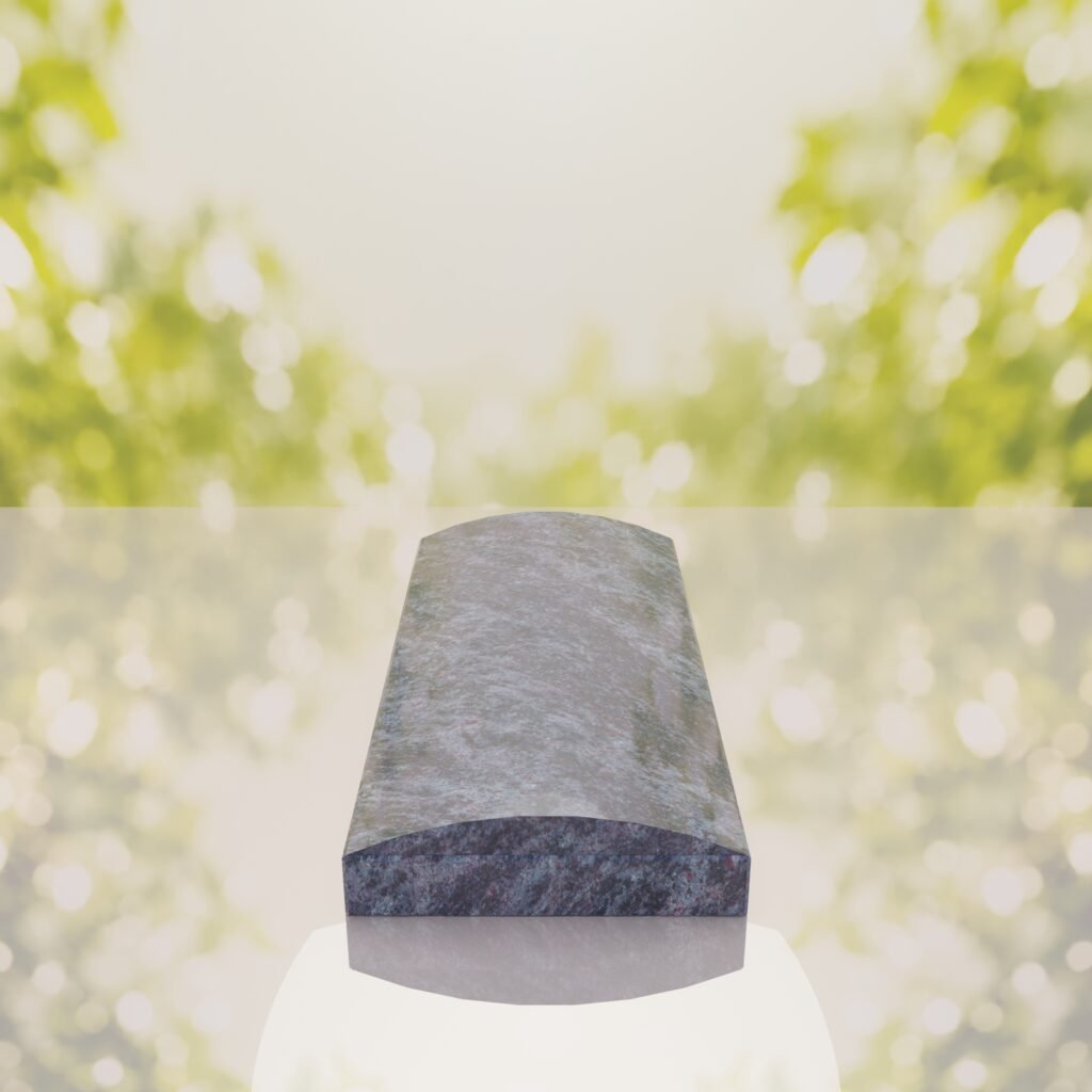 Arched Top Granite Ledger Memorial