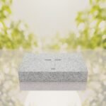 Christian Cross Bevel Granite Grave Marker