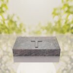 Christian Cross Bevel Granite Grave Marker