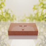Christian Cross Bevel Granite Grave Marker