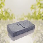 Christian Cross Bevel Granite Grave Marker