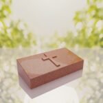 Christian Cross Bevel Granite Grave Marker