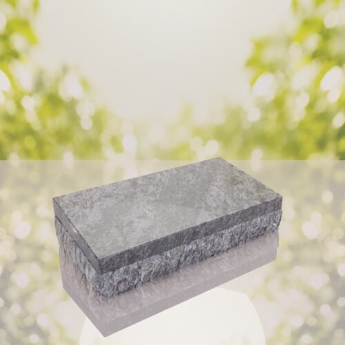 Rock Base Bevel Granite Grave Marker