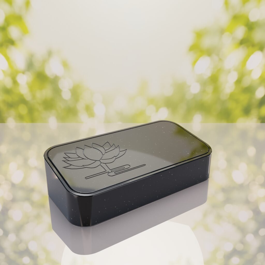 Lotus Bevel Granite Grave Marker