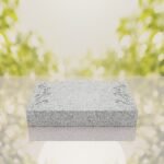 Bamboo Corner Bevel Granite Grave Marker