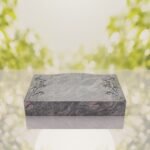 Bamboo Corner Bevel Granite Grave Marker