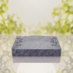 Bamboo Corner Bevel Granite Grave Marker