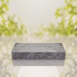 Companion Bevel Granite Grave Marker with Ivy Corner Design