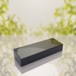 Companion Bevel Granite Grave Marker with Ivy Corner Design